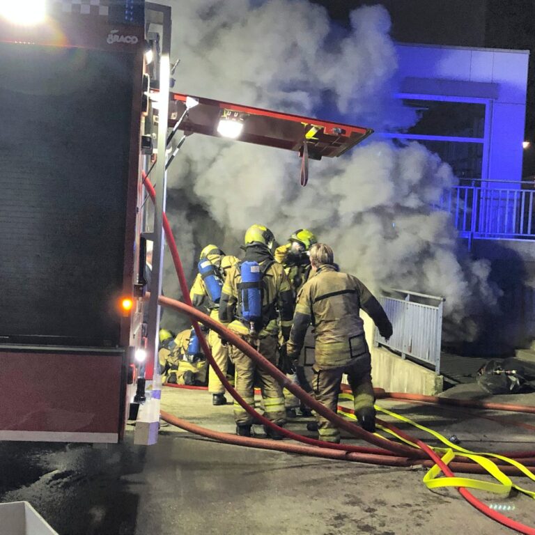 kongsberg garasjebrann bilde Mona Sandviken Laagendalsposten
